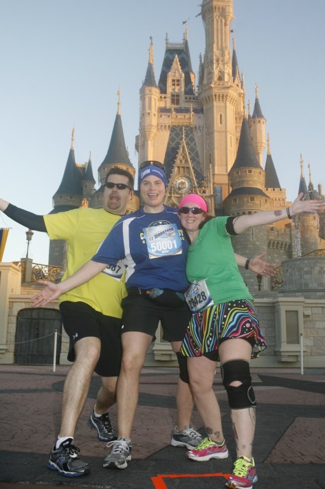 Mitch, Lori and I hamming it up at the castle