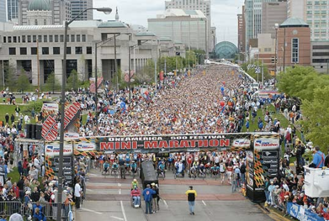 The start of the Indy Mini